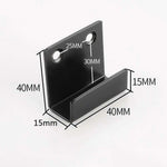 supports mur modernes eyelets argent blanc noir rose gold mat opaques