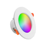 spot led blanc orange moderne 113 50mm rgb led aluminium translucent