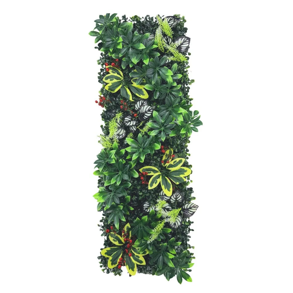 panneau mural végétal artificiel décoration maison feuilles fleurs moderne naturel tapis eucalyptus sans arrosage