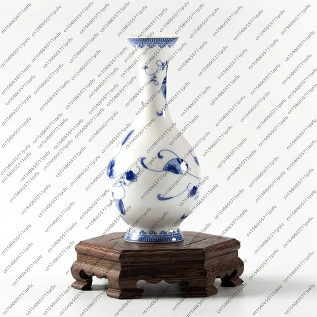 support vases plantes bois sculpté brun classique farmhousenaturel