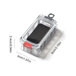 boîtes pêche transparentes accessoires carpe outils hameçons leurre pratique compactes boucle verrouillage paillettes crochets