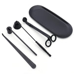 pince épaisseur variable métal noir moderne motifs géométriques boîte rangement outil fabrication bougies gadget