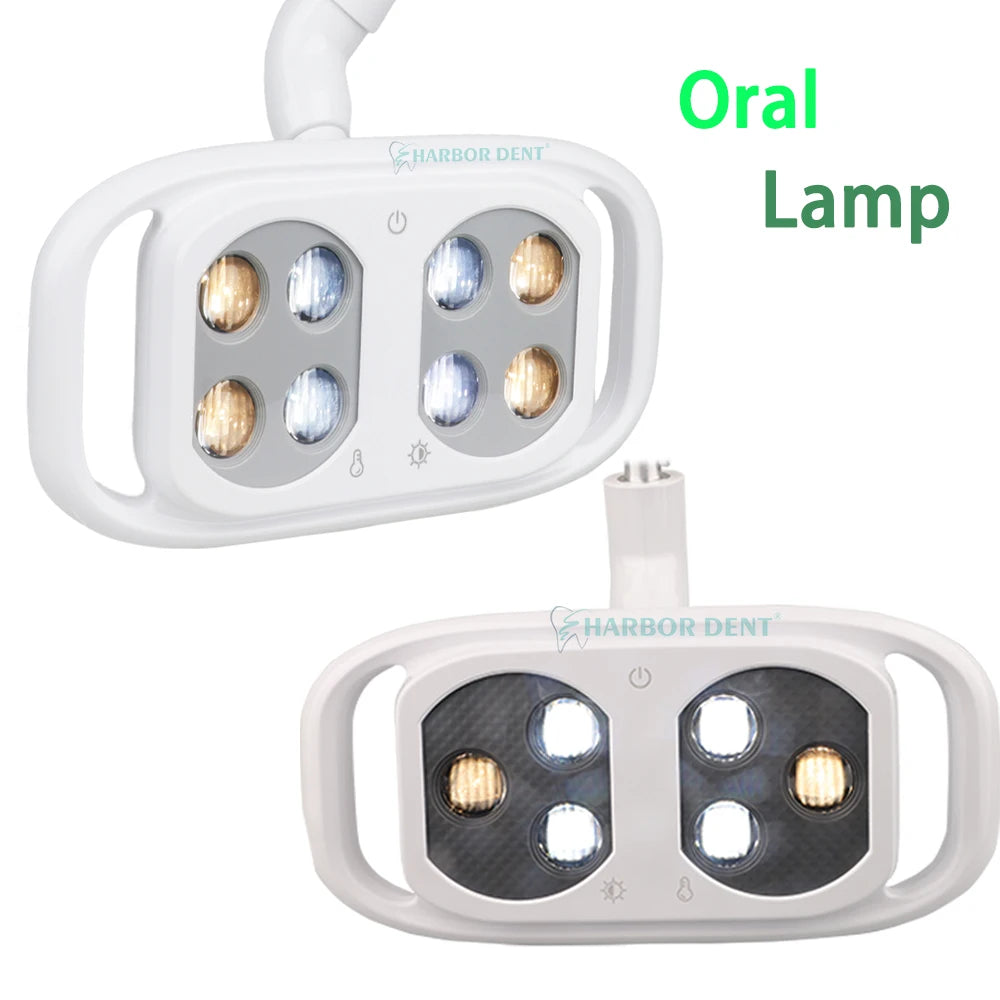 lampe dentaire moderne blanc fibre carbone interrupteur indicateur luminaires capteur infrarouge éclairage blanchiment