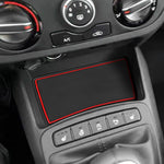 tapis sol voiture hyundai i10 noir rouge antidérapant moderne adhésif