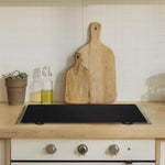 protège plaque cuisinière moderne noir texturé respectueux environnement tapis caoutchouc fixations