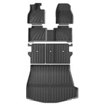 tapis sol voiture noir rayures horizontales moderne tpe avant arrière