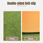 tapis gazon artificiel vert orange moderne imperméable résistant salon chambre salle bain
