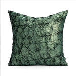 taies d'oreiller imprimées léopard noires respectueuses environnement adhésives modernes maison qualité polyester coton