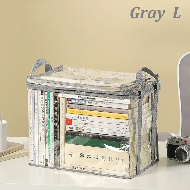 sacs rangement transparent pliables multi usages très transparent moderne pratique double fermeture glissière poignées