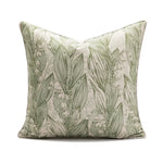 coussins décoratifs modernes nordique vert olive motif plissé texture polyester 45x45cm