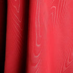 tissu polyester rouge moderne rayures horizontales antidérapant texturé maison décoration artisanat