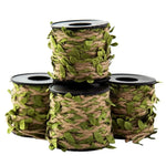 ruban jute feuilles vertes rustique décoration mariage festives végétal bohème naturel artisanal