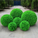 boule herbe artificielle verte moderne extérieur décoration jardin balcon mariage exposé
