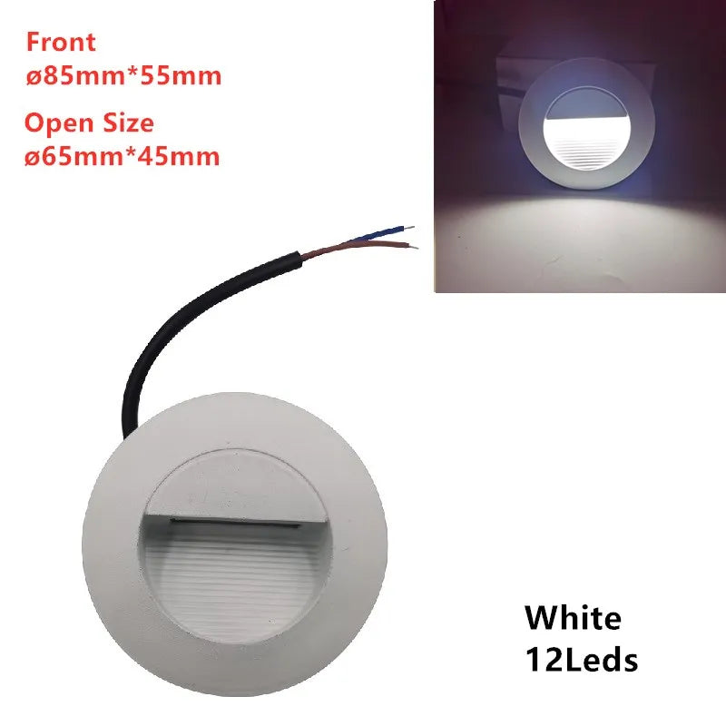 éclairage led mural contemporain blanc noir gris ip65 extérieur encastrable verre trempé
