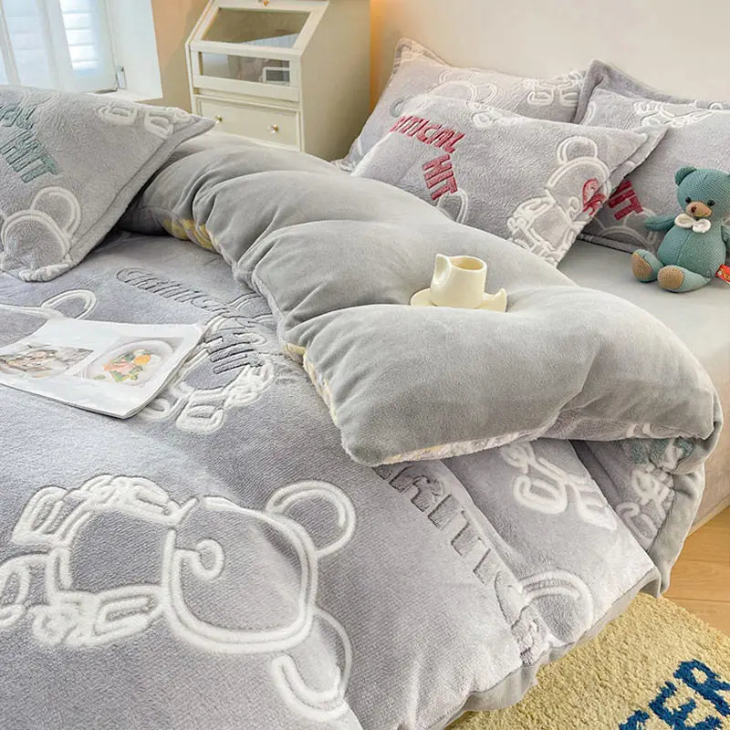 Comparaison des tailles de housse de couette flanelle