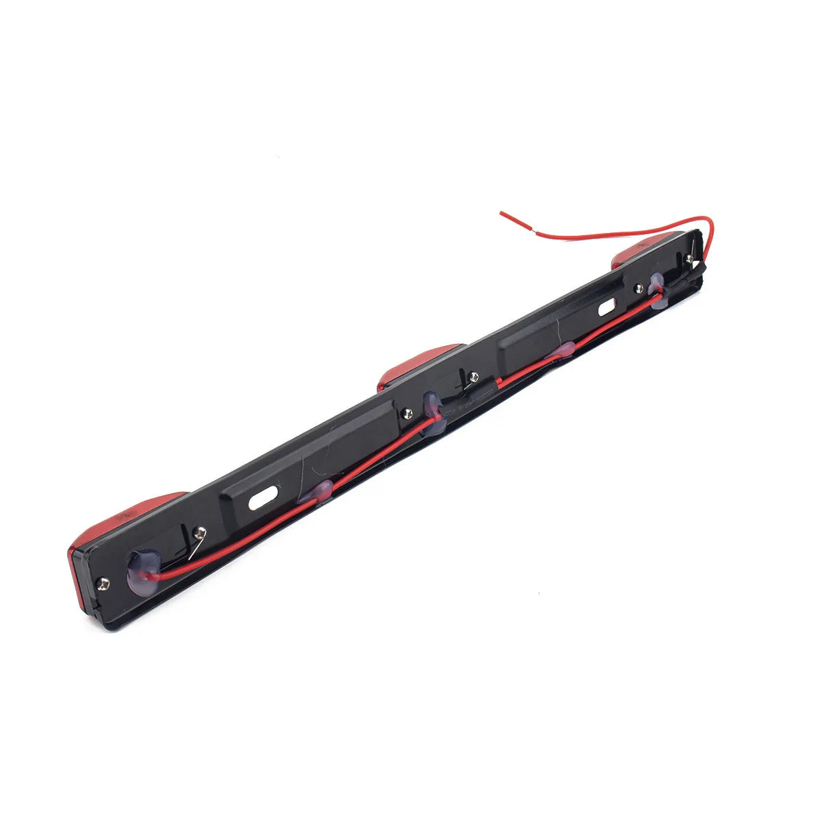 barre lumineuse led rouge moderne vis fixations incluses 36cm 2.7mm 1.4mm