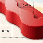cadres photo ondulés rouge doré modernes 4x6 pouces bord lisse décoration maison