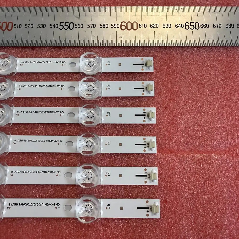 bandes led éclairage écran blanc lisses modernes connecteurs électriques 600mm certifiées ul rohs cem