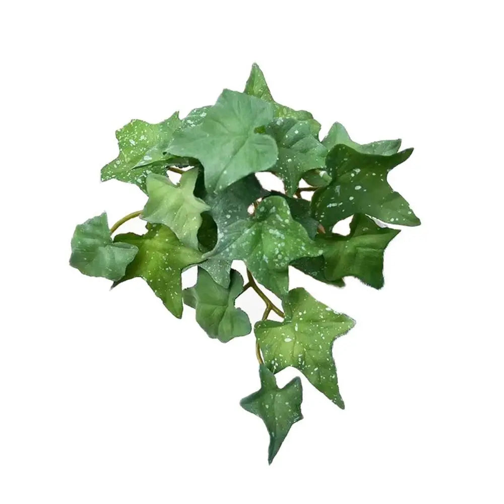 plantes artificielles vert violet feuilles rondes moderne minimalisteintérieur exposition pot sans fixation