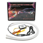 ruban led multicolore moderne app contrôlable adhésif 12v 60cm 45cm 30cm fluo