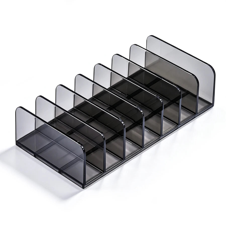 présentoir rangement transparent moderne boîtes ongles 85cmx17cm multifonctionnel acrylic.storage transparente
