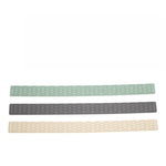tapis antidérapant silicone rectangle moderne texturé protection cuisine vert menthe gris beige