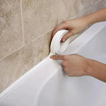 ruban adhésif autocollant blanc gris salle bains baignoire douche évier étanche pvc moderne 2.2cm