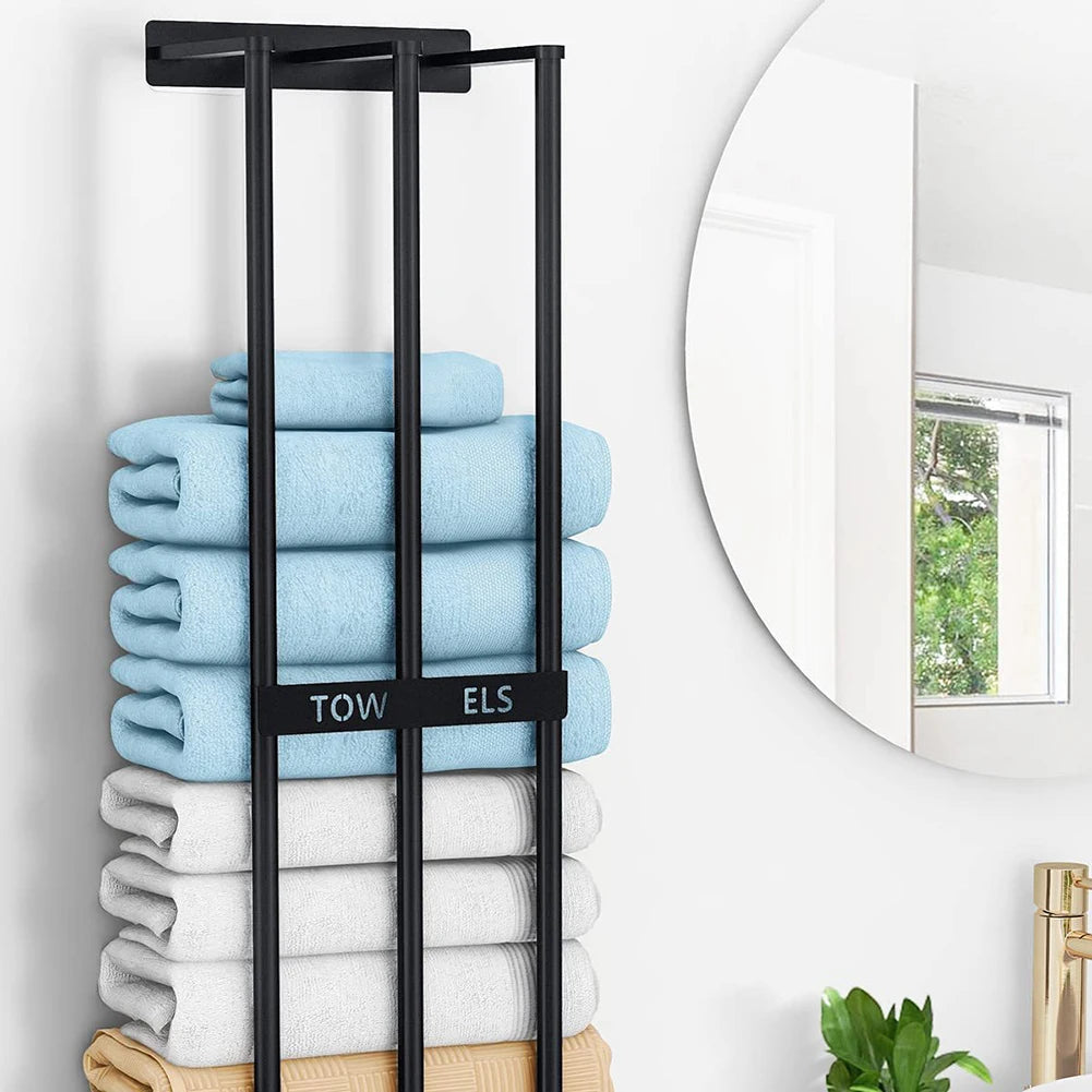 Support de serviettes mural en plastique robuste couleur Blanc