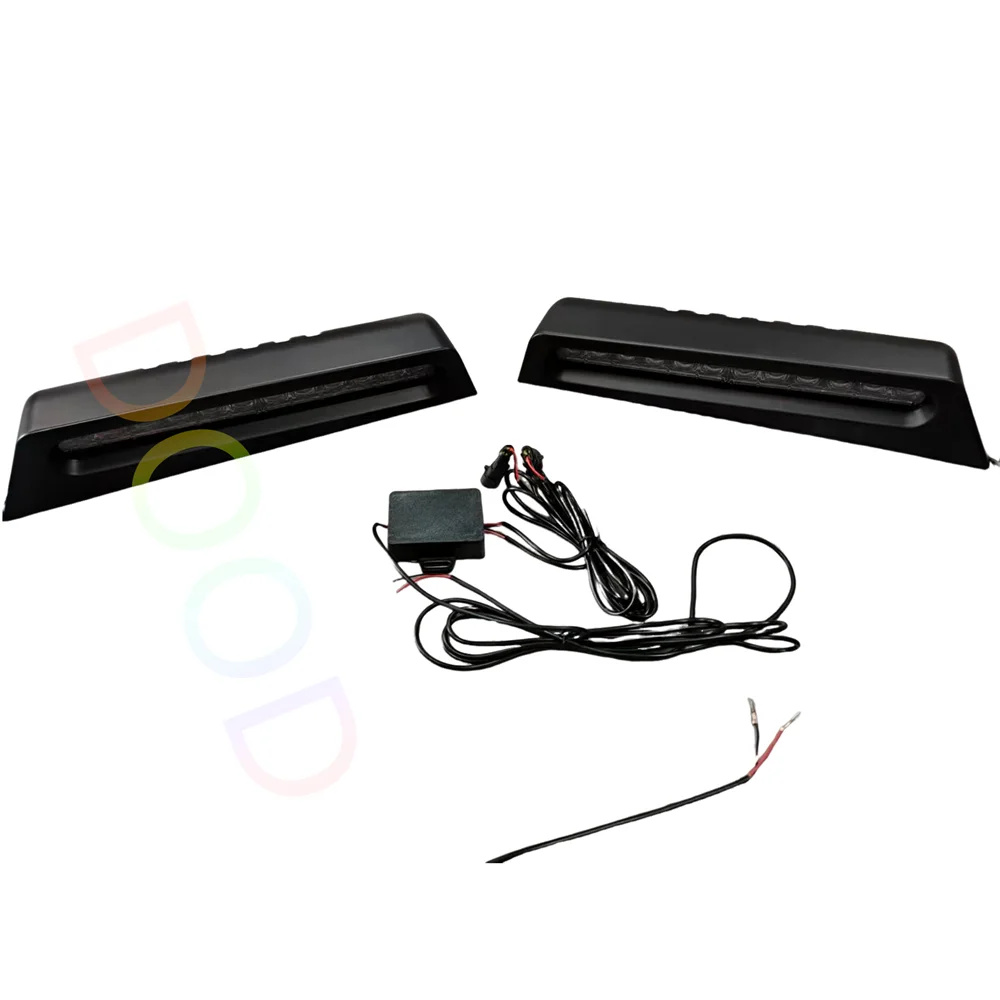 barre lumineuse noire ip67 60w éclairage travail moderne led 5000k interrupteur câble électrique