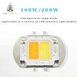 ampoule led cob 100w 200w blanc chaud froid grille led aluminium scène dj moderne