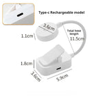 lampe lecture flexible led rechargeable blanc moderne clips usb charge