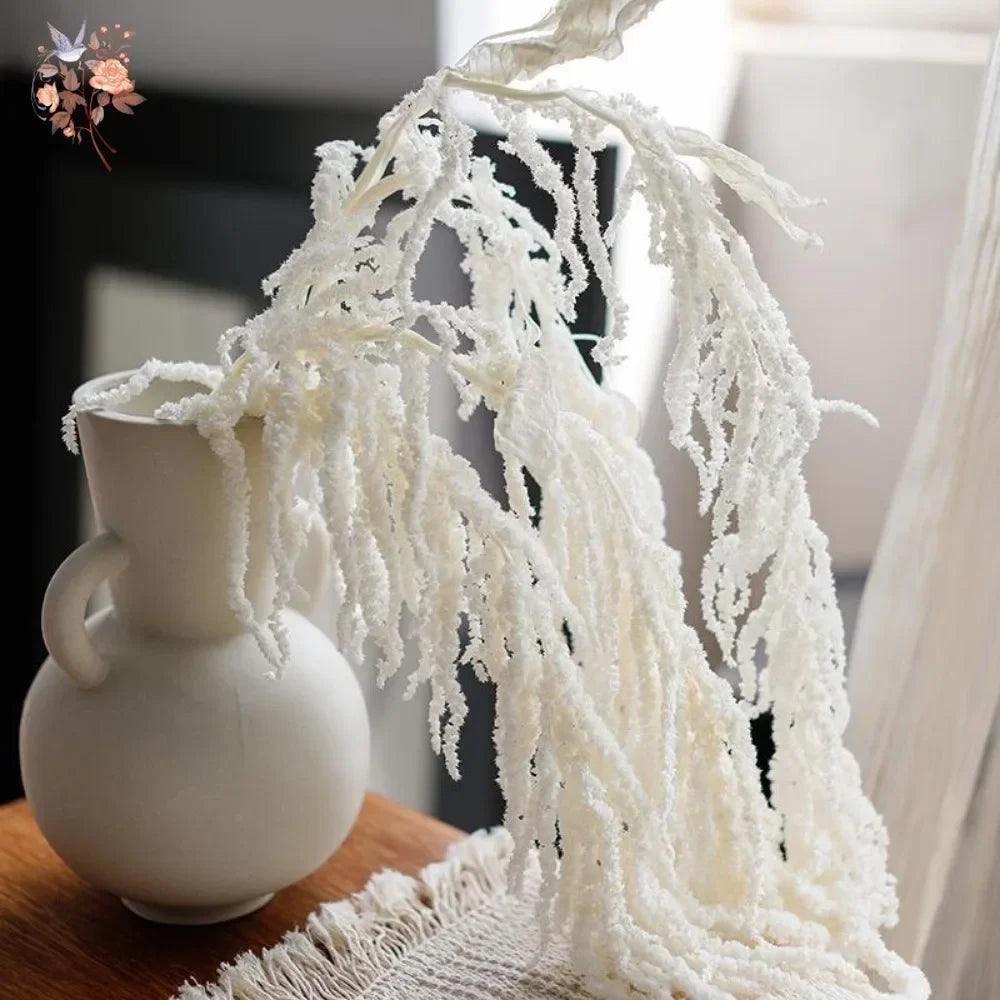 guirlande franges blanches decoration maison boheme rustique anniversaire pendaison cremaillere