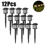 lumière solaire led moderne noire carré blanc ip65 extérieure jardin patio allée urgence