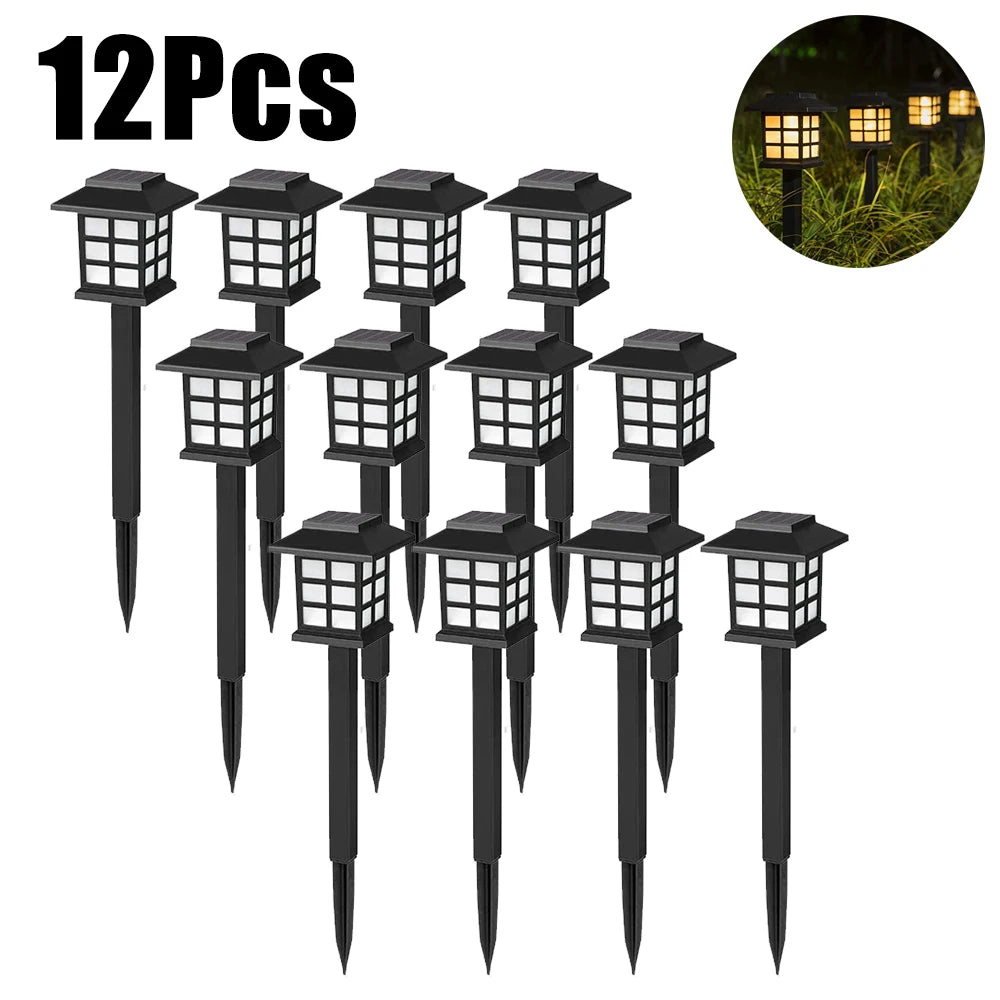 lumière solaire led moderne noire carré blanc ip65 extérieure jardin patio allée urgence