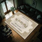 Tapis de sol Harry Potter rouge dans une entrée