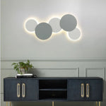 applique murale led moderne minimaliste noir gris blanc 20cm 90260v 30m² cuisine
