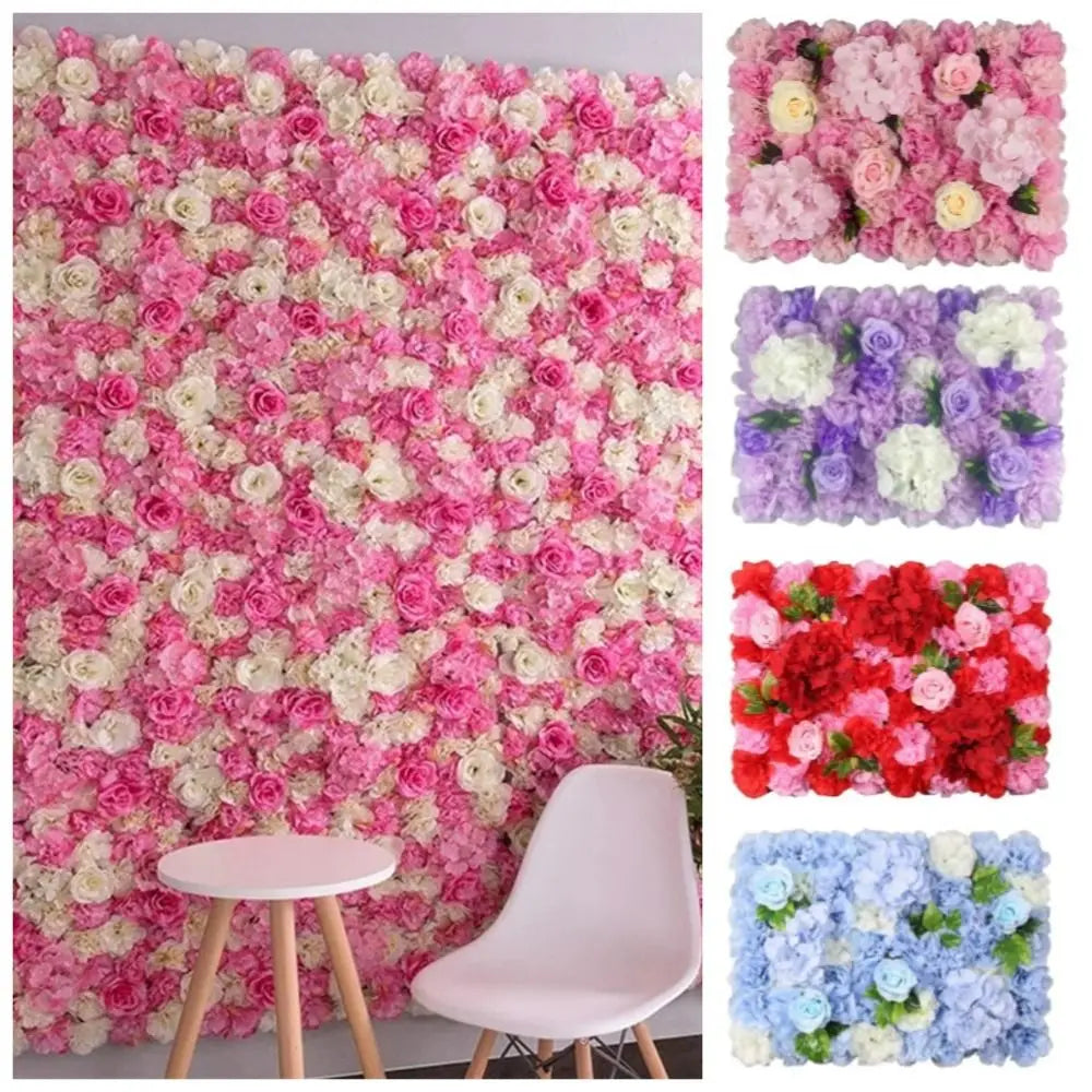 panneaux decoratifs florals rose blanc bleu violet modernes intérieur mariage anniversaire diplomes