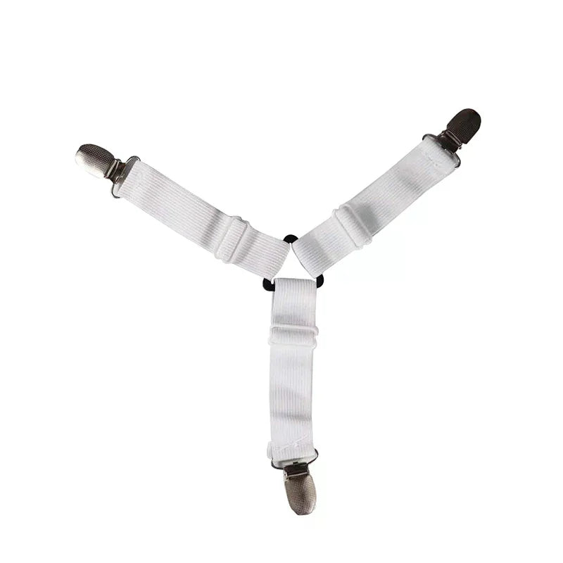 boucles fixation draps clips métalliques noir violet blanc bleu clair moderne