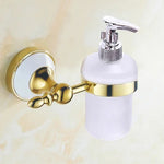 accessoires salle bain or blanc classique porte savon porte papier porte serviette porte brosse