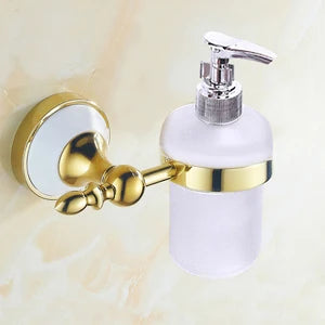 accessoires salle bain or blanc classique porte savon porte papier porte serviette porte brosse