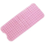tapis bain moderne antidérapant 40x100cm bleu clair gris transparent drainage massage suction
