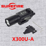 lampe torche tactique led noir mat compact tringle glock scout momentané constant stroboscope