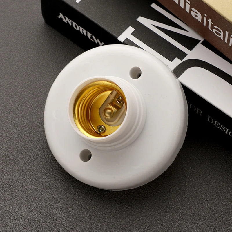 socquette ampoule e27 blanc rainurée moderne opale fixe support lampe minimaliste