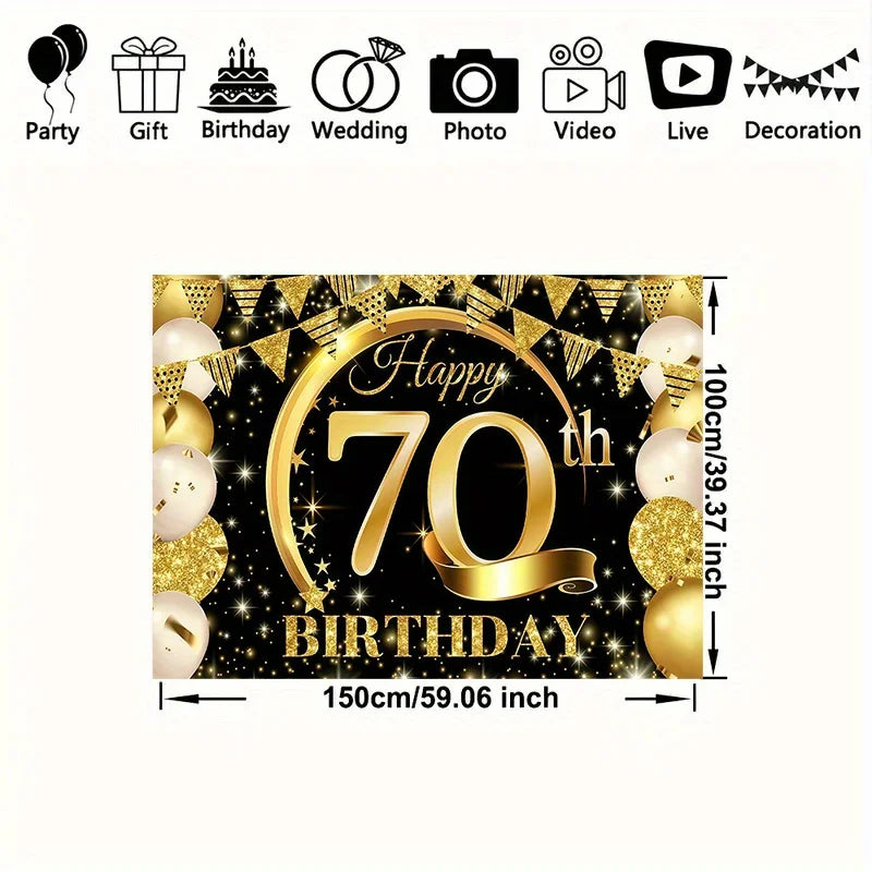fond célébration noir doré étoiles anniversaire mariage opacité clips instructions