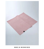 serviette yoga pliable douce rose vert menthe minimaliste travel mat absorbant