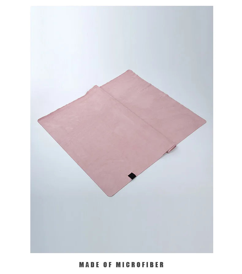serviette yoga pliable douce rose vert menthe minimaliste travel mat absorbant