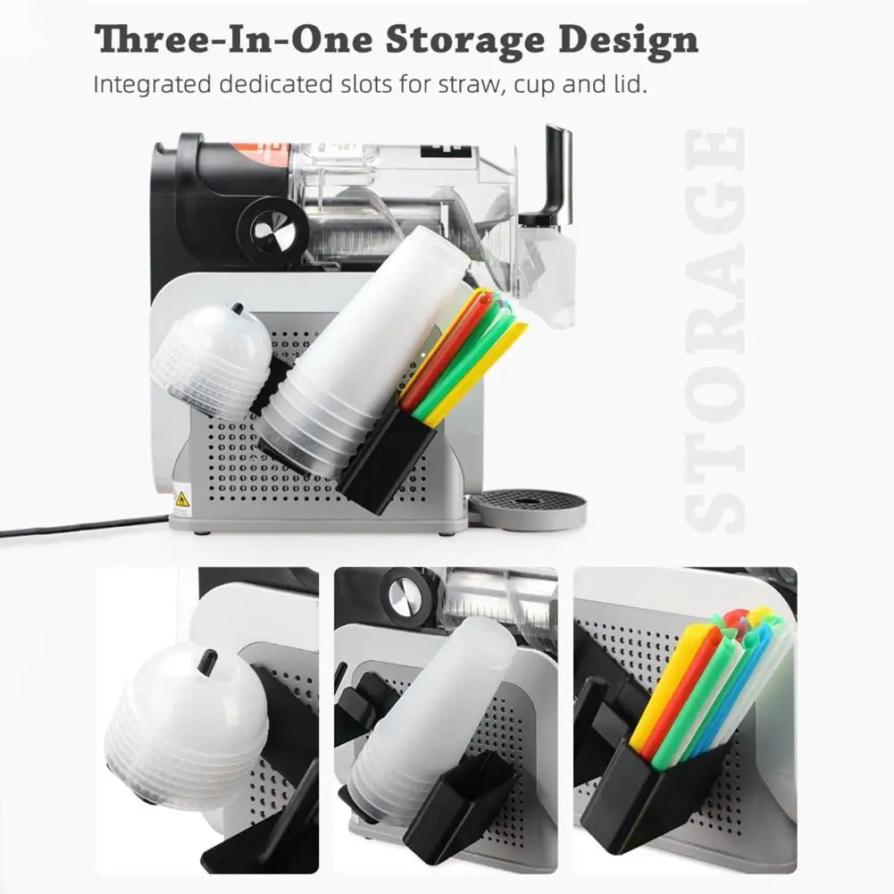 support stockage tasses pailles couvercles noir blanc moderne clips rechargeable