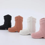 support match céramique boho bottes cowboys glitter blanc noir vert rose moderneDecorationCheminéeHouse