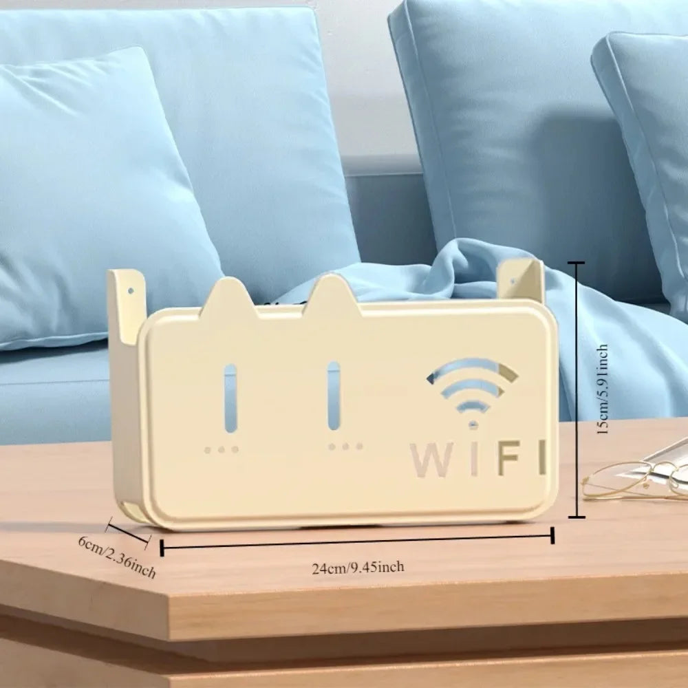 boîte rangement murale routeur blanc moderne facile plastique respectueux environnement minimaliste