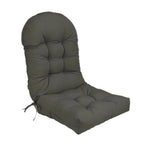 coussin chaise gris quadrillé imperméable confortable extérieur intérieur antidérapant coton pp tissage élevé qualité